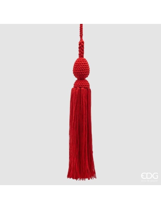 Addobbo Nappa Jumbo EDG Rosso | Tessuto Intrecciato H 110 cm