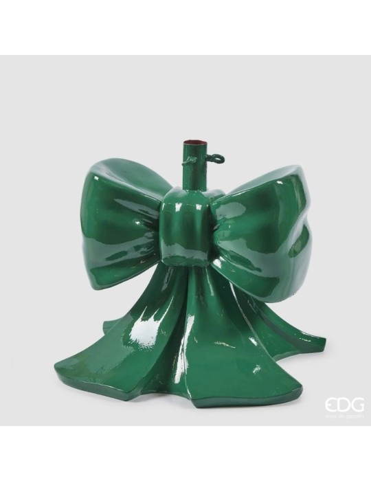Base Pino Fiocco EDG – Decorazione Natalizia Verde 45cm
