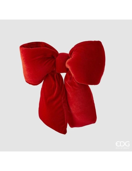 Fiocco Velluto Rosso EDG H43 x L40 cm