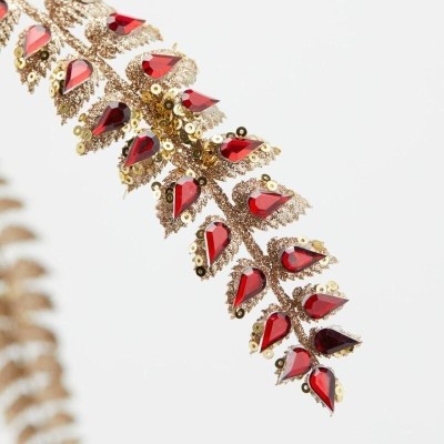 Felce con Gioielli e Paillettes EDG H88 cm 2