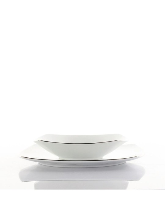 Servizio Tavola 40 Pezzi "Square Platinum Line"...