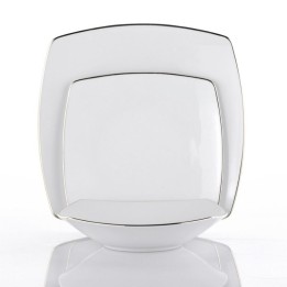 Weissestal Servizio di piatti Square Platinum Line 40 pezzi