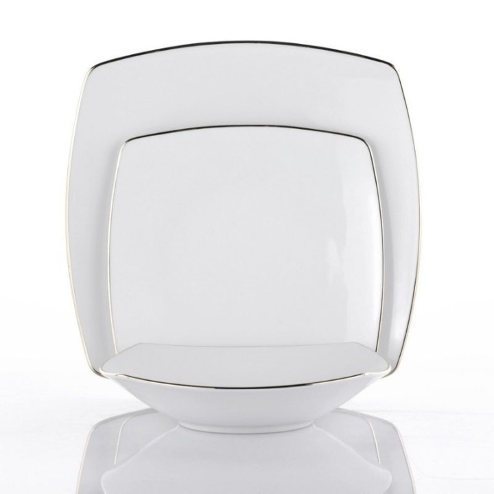 Weissestal Servizio di piatti Square Platinum Line 40 pezzi