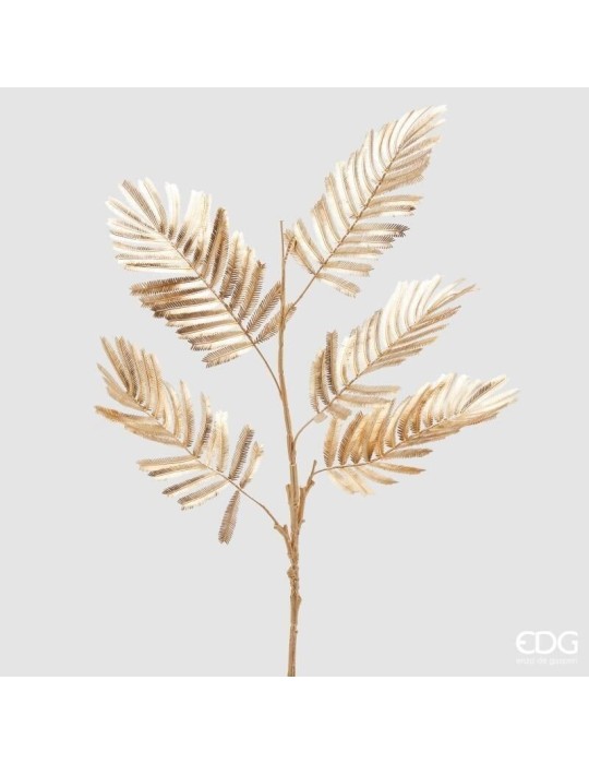 Ramo Felce Metallica Oro 102 cm – EDG Home Decor