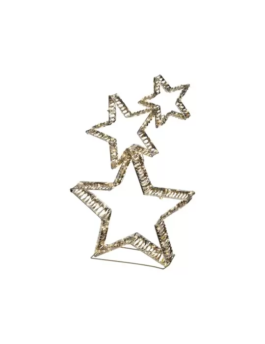 Tris di Stelle Luminose con Micro LED –...