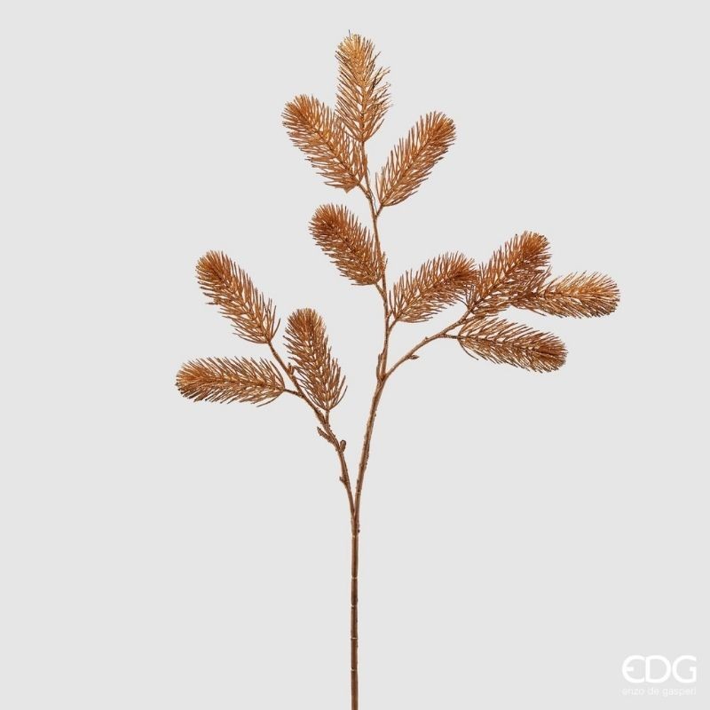 Ramo Pino Olis Oro H84cm – EDG Enzo De Gasperi | Decorazione Raffinata per Natale e Home Decor