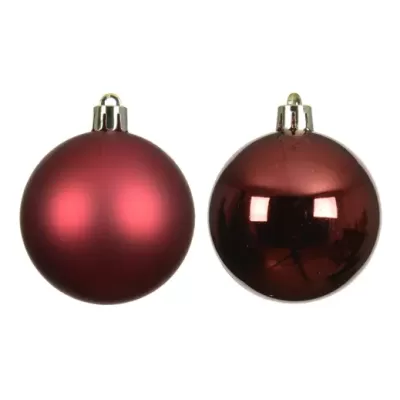 Set 4 Palline Sangue di Bue Ø10cm Kaemingk – Eleganza...