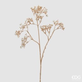 EDG Stelo di gypsophila oro con fiori bianchi alto 68 cm