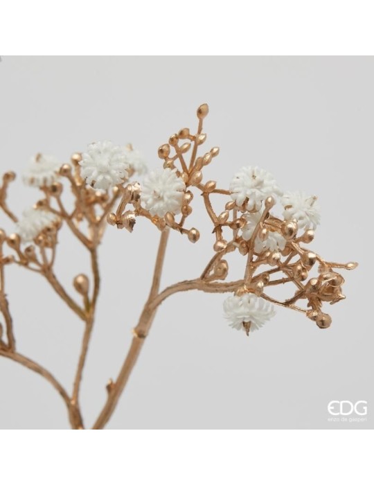 Gambo GYPSOPHILE Oro con Fiori Bianchi – EDG |...
