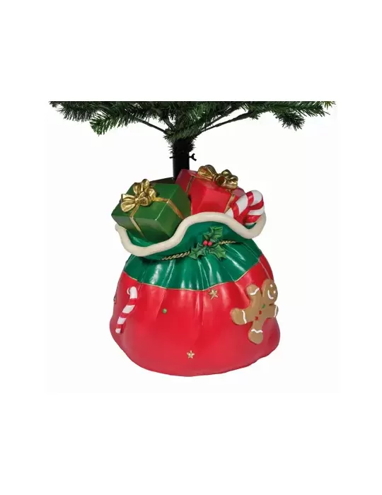 Base Albero Sacco con Doni Rosso – Kaemingk