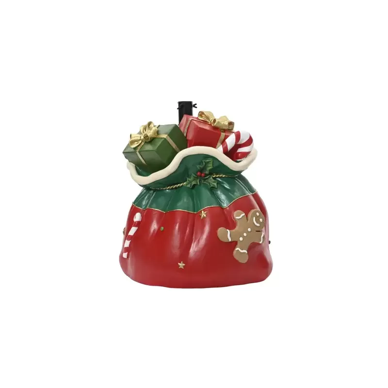 Base Albero Sacco con Doni Rosso – Kaemingk