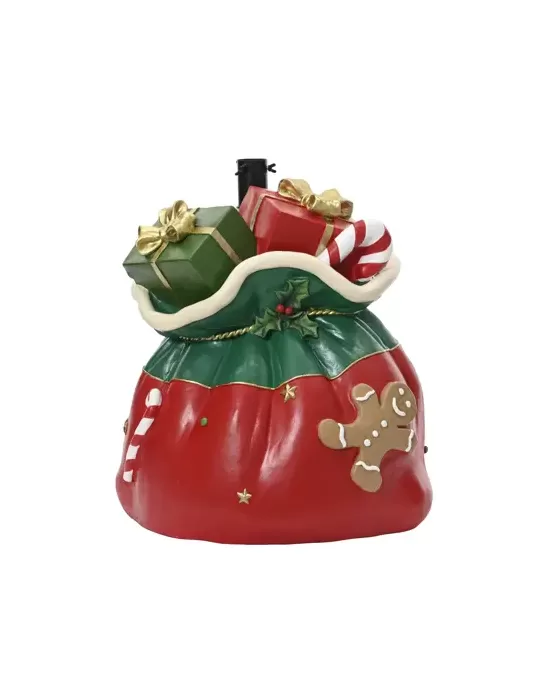 Base Albero Sacco con Doni Rosso – Kaemingk