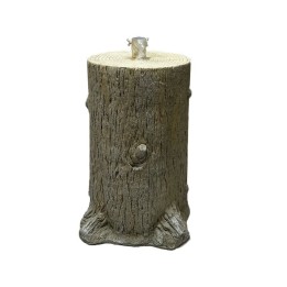 Kaemingk Tronco di pino decorativo effetto legno 38 cm