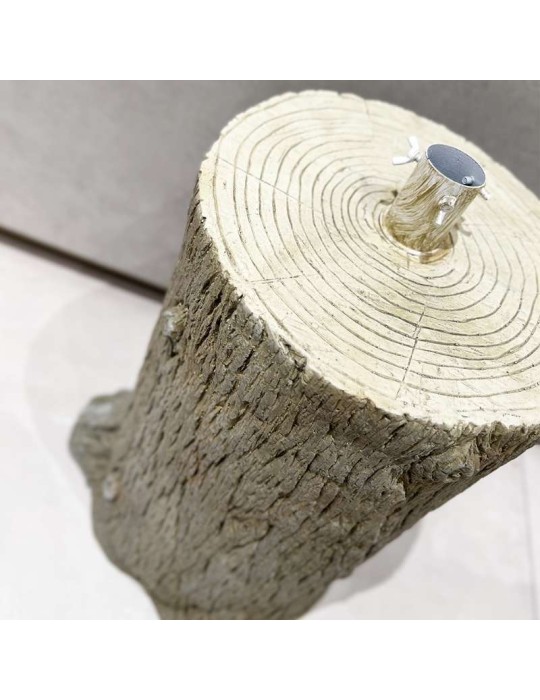 Base Tronco Pino Naturale Kaemingk – Magnesio...