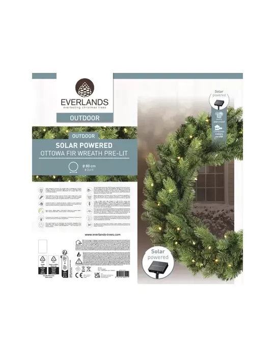 Corona Solare a LED Ø80cm – Kaemingk