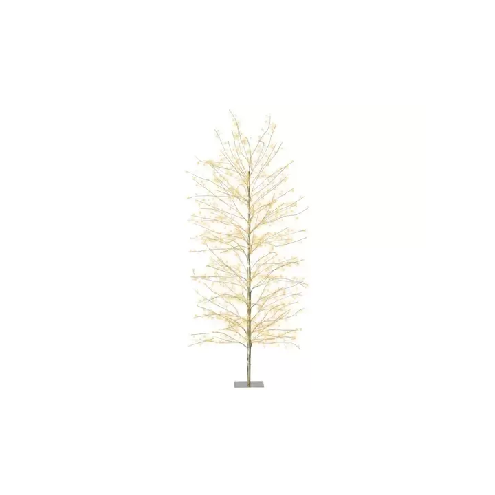 Kaemingk Albero luminoso in ferro oro micro LED alto 180 cm
