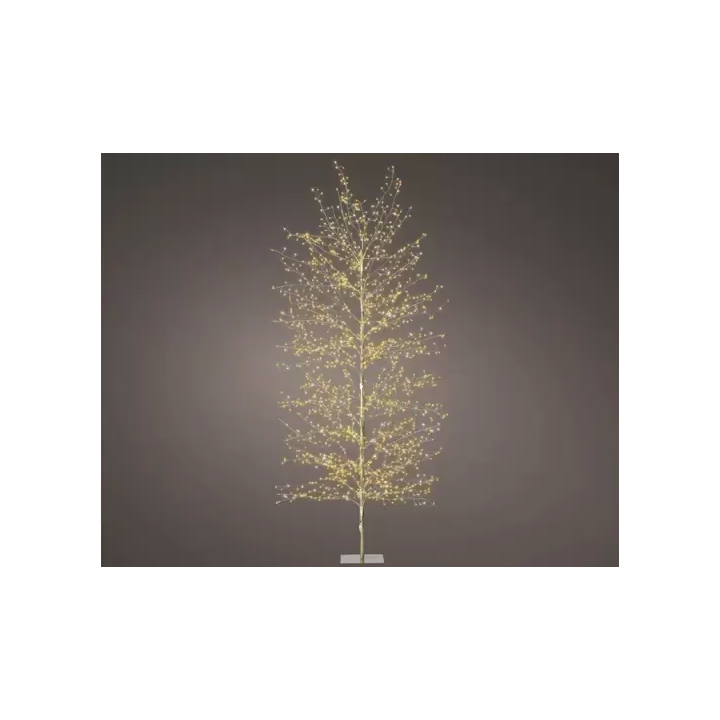 Kaemingk Albero luminoso in ferro oro micro LED alto 180 cm