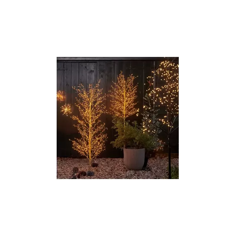Albero Micro LED Oro da Esterno – Kaemingk