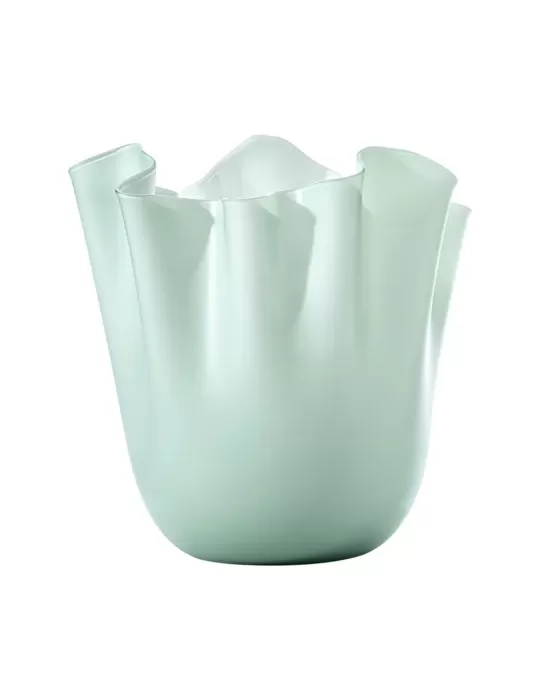 Vaso Fazzoletto Venini Verde Rio – Design Bianconi & Venini