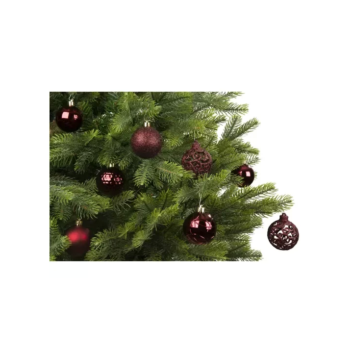 Kaemingk Set di 37 palline di Natale sangue di bue Ø 6 cm