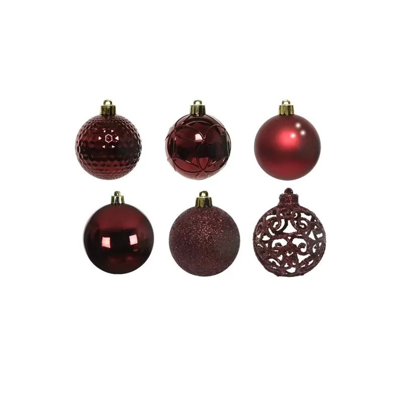 Set 37 Palline Natalizie Assortite Sangue di...