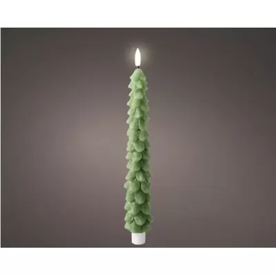 Candela LED Alberello Natalizio Verde con Stoppino in...