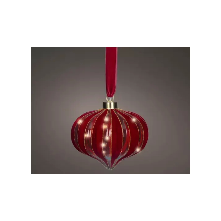 Kaemingk Sfera luminosa a cipolla 100 micro LED Ø 20 cm