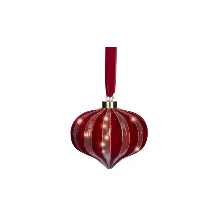 Kaemingk Sfera luminosa a cipolla 100 micro LED Ø 20 cm
