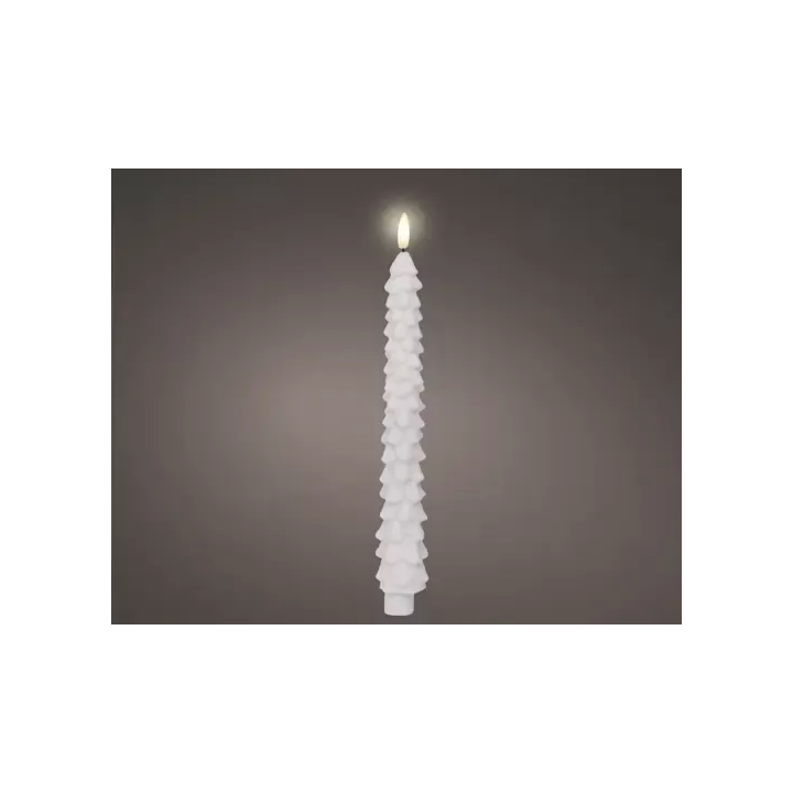 Kaemingk Candela LED ad albero bianca alta 29 cm