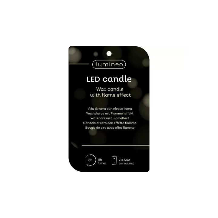 Kaemingk Candela LED ad albero bianca alta 29 cm
