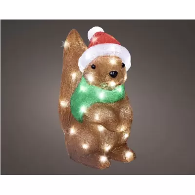 Scoiattolo LED Kaemingk in acrilico – 50 LED bianchi...