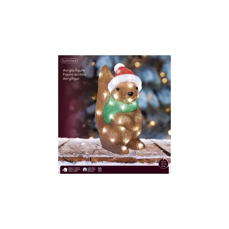 Scoiattolo LED Kaemingk in acrilico – 50 LED...