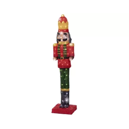 Kaemingk Schiaccianoci luminoso 120 LED alto 106 cm
