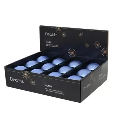 Pallina Natalizia Azzurro Cielo Opaca Ø10 cm – Kaemingk 2