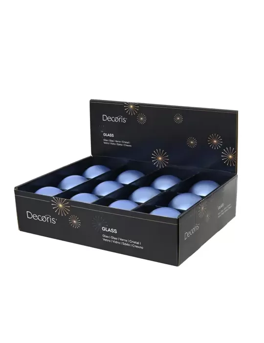 Pallina Natalizia Azzurro Cielo Opaca Ø10 cm –...