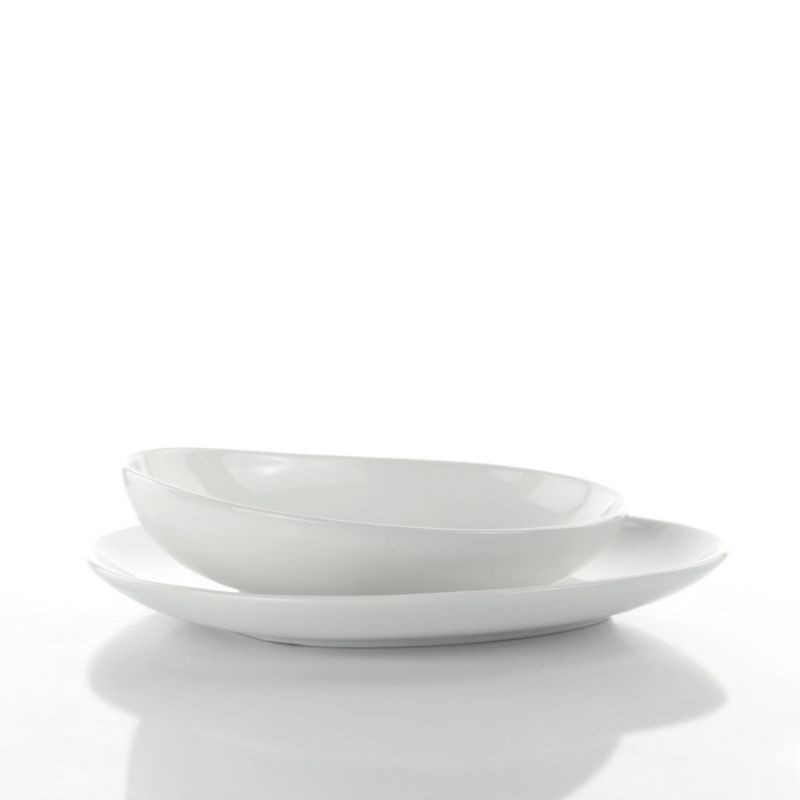 Set 18 Piatti Aqua Weiss – Weissestal