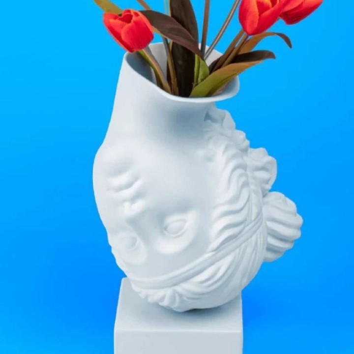 Seletti Vaso Amor Volat bianco alto 30 cm