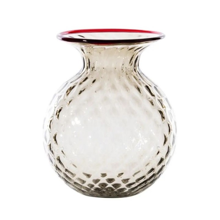 Venini Vaso Balloton Fiori talpa alto 21,3 cm