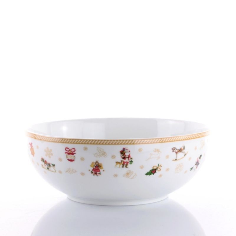 Insalatiera 24cm Toys Natale in Porcellana – Weissestal