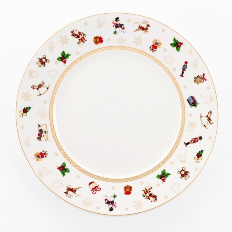 Servizio 18 Piatti Tavola Toys Natale in Porcellana – Weissestal