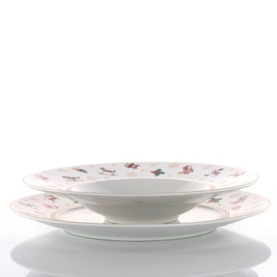 Servizio 18 Piatti Tavola Toys Natale in Porcellana –... 2