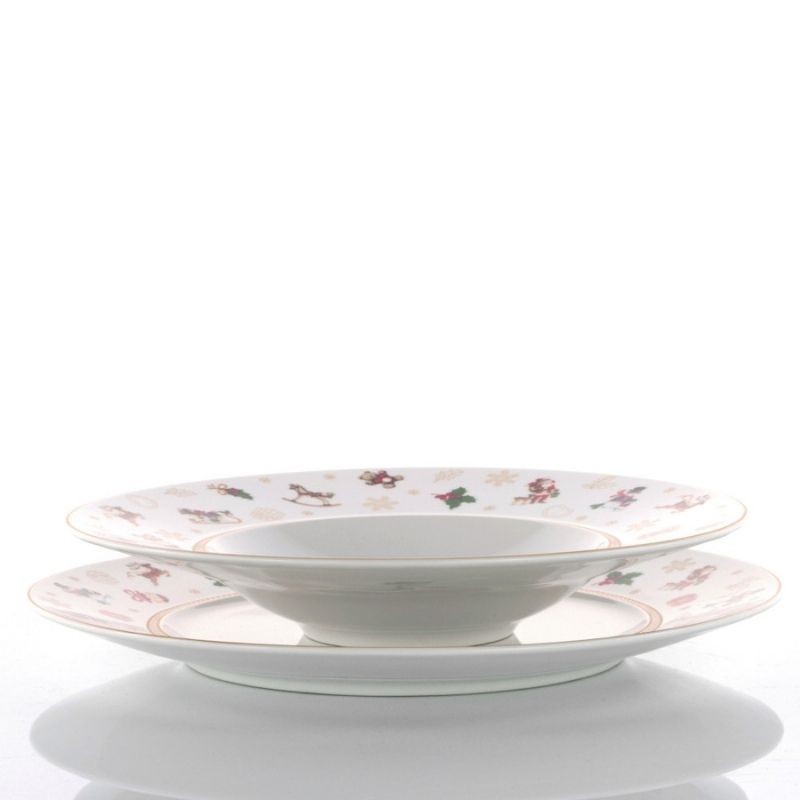 Servizio 18 Piatti Tavola Toys Natale in...