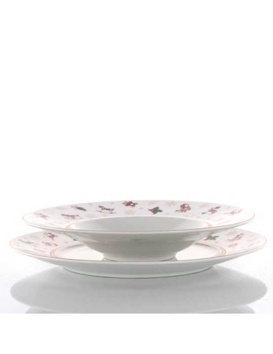 Servizio 18 Piatti Tavola Toys Natale in...