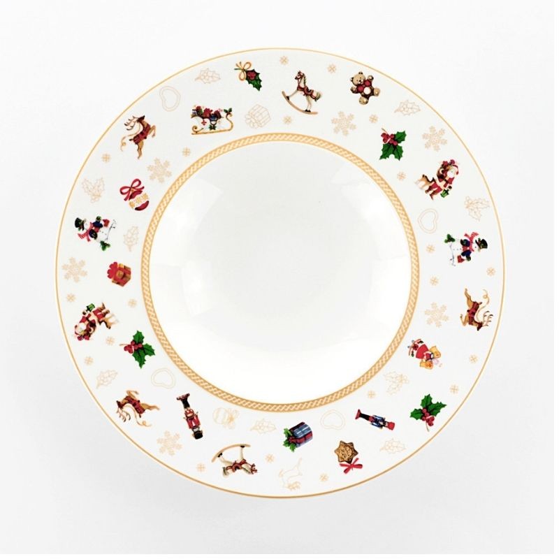 Servizio 18 Piatti Tavola Toys Natale in...