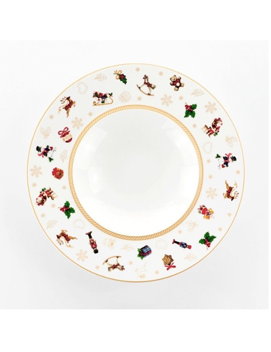 Servizio 18 Piatti Tavola Toys Natale in...
