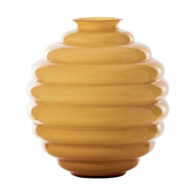 Vaso Deco Venini Ambra – Design Napoleone Martinuzzi (1930)