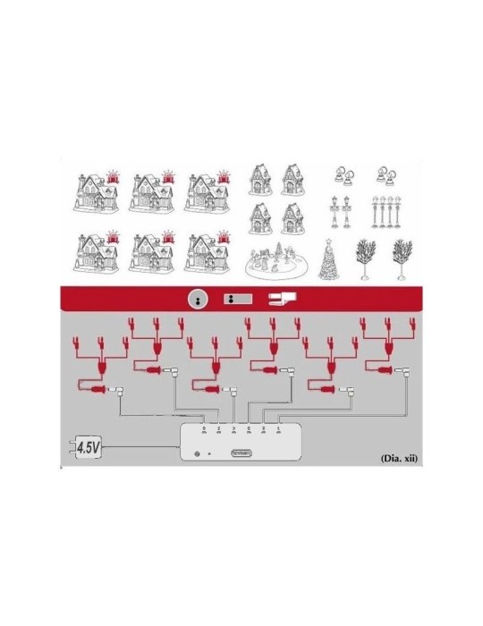CHRISTMAS VILLAGE REMOTE CONTROL BOX