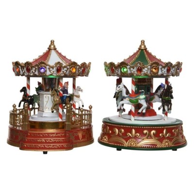 Giostra Carosello Assortita Kaemingk con Luci, Musica e...