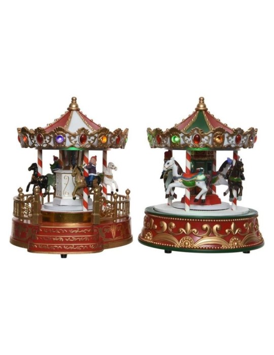 Giostra Carosello Assortita Kaemingk con Luci, Musica e Movimento