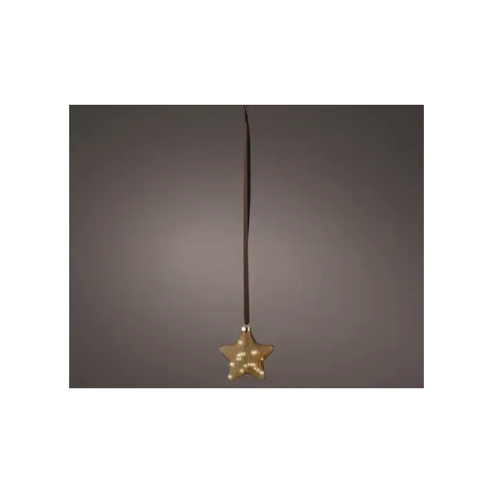 Kaemingk Stella da appendere a micro LED 20 × 20 cm